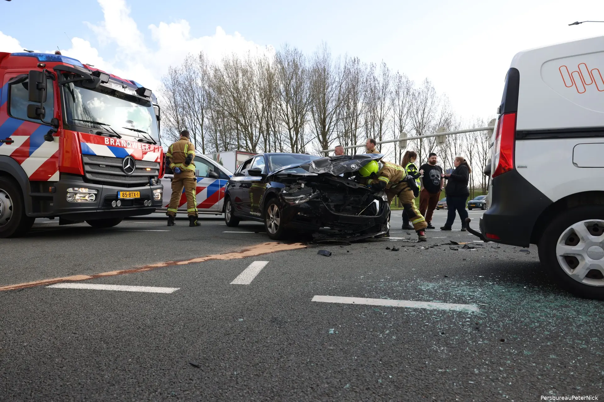 zwaar ongeval op ijsselmonde randweg rotterdam scaled