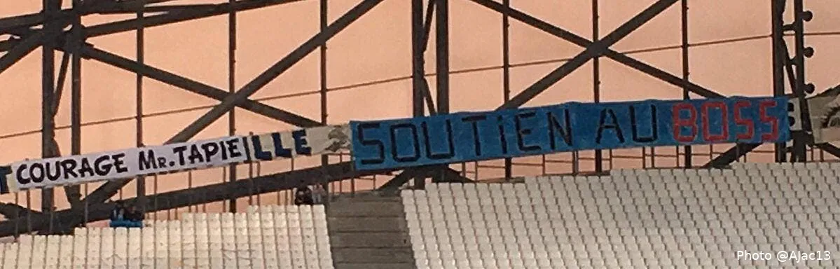 om le velodrome envoie son soutien a bernard tapie dkgv1mbwaaah8l0194413