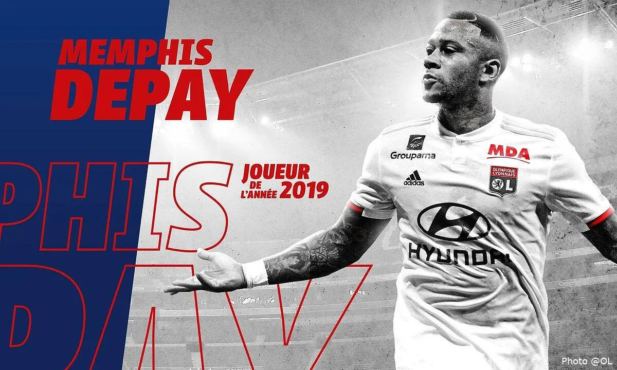 ol memphis depay plebiscite par les supporters lyonnais depay274141