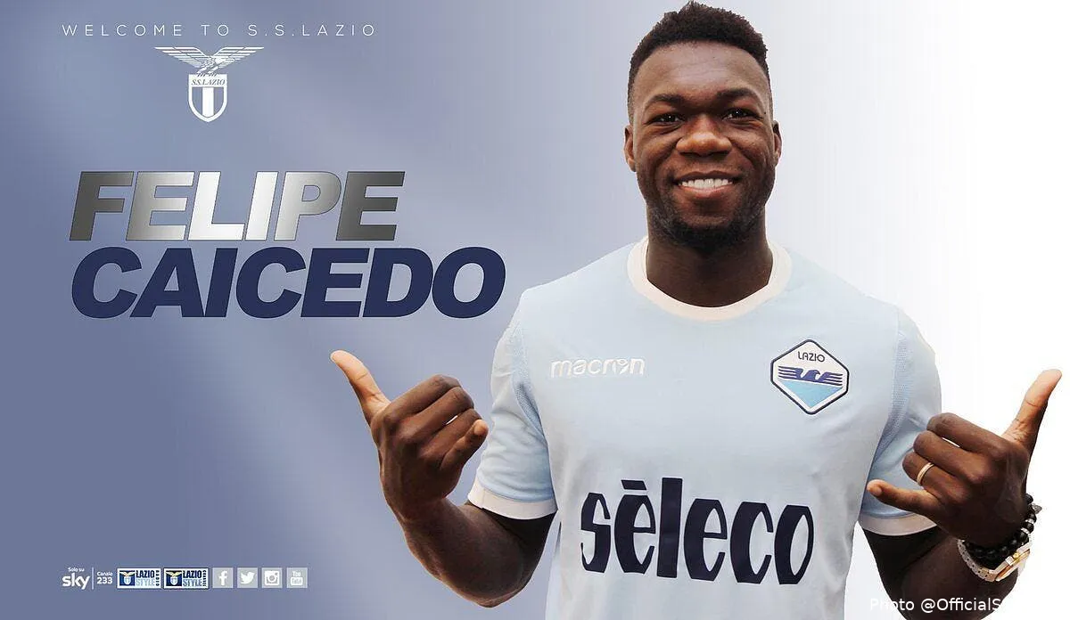 officiel felipe caicedo debarque a la lazio caicedo188255