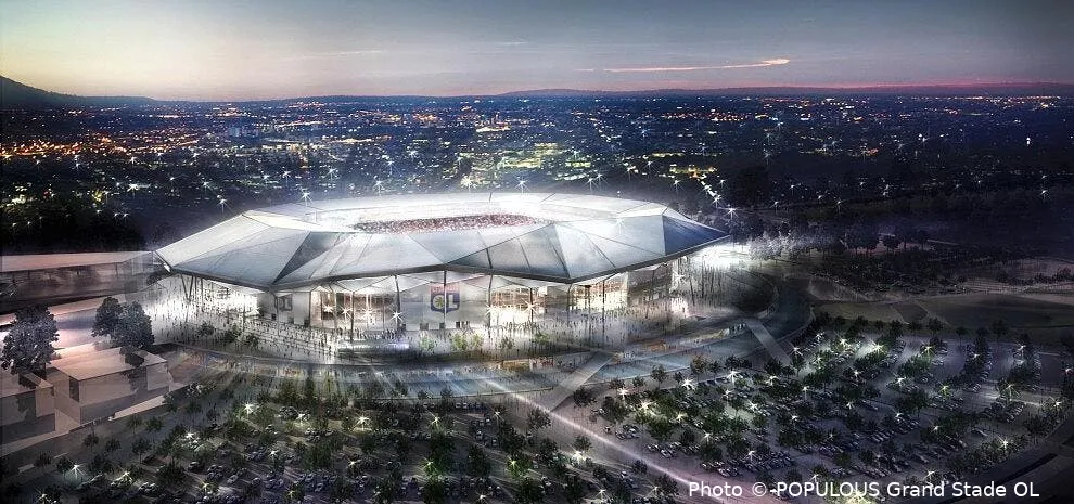 l ol aura le premier stade 2 0 meme a la buvette populous grand stade de l olympique lyonnais view opt 990x46584909