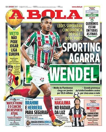 psg les details de la signature de wendel au sporting abola wendel204783