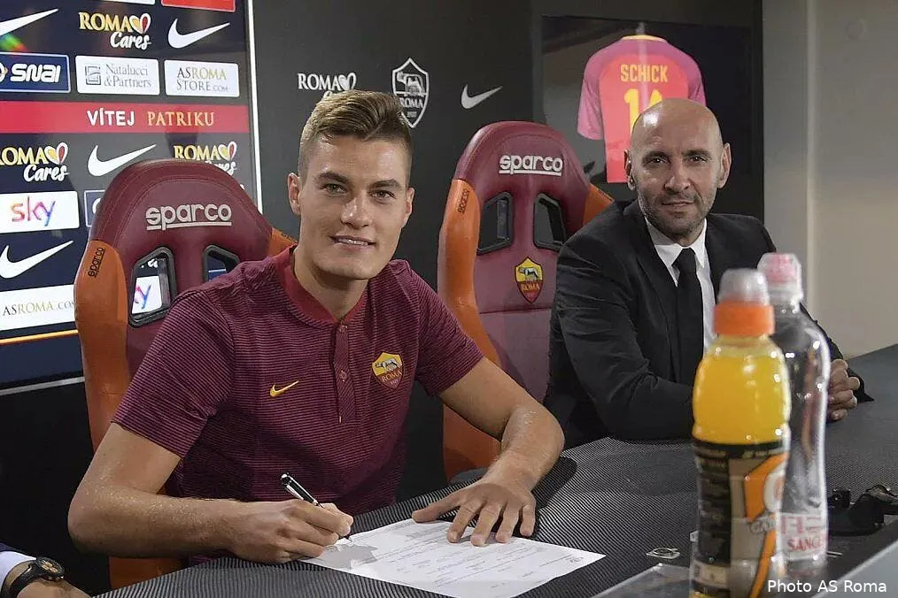 officiel patrik schick rejoint la roma pour cinq ans patrik schick191364