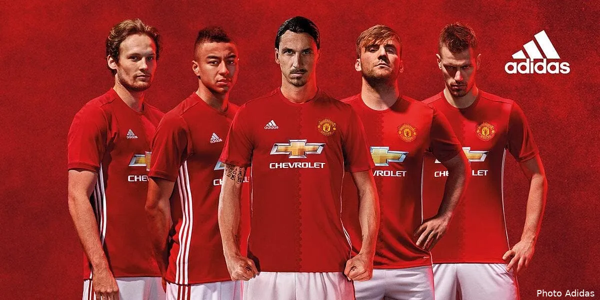 maillot adidas devoile le maillot domicile de manchester united mufc kit 2016 5players149692
