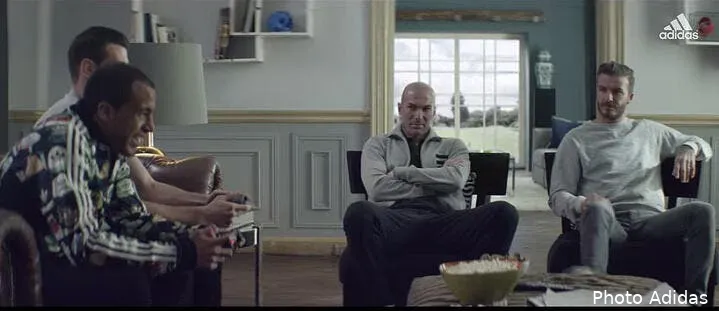 video ne mettez pas zidane lucas et bale dans le manoir de beckham adidas84719