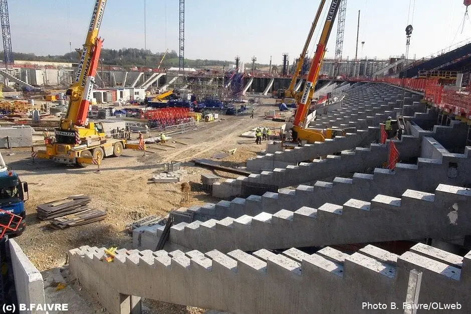 photo le grand stade de l ol avance vite grand stade ol82047