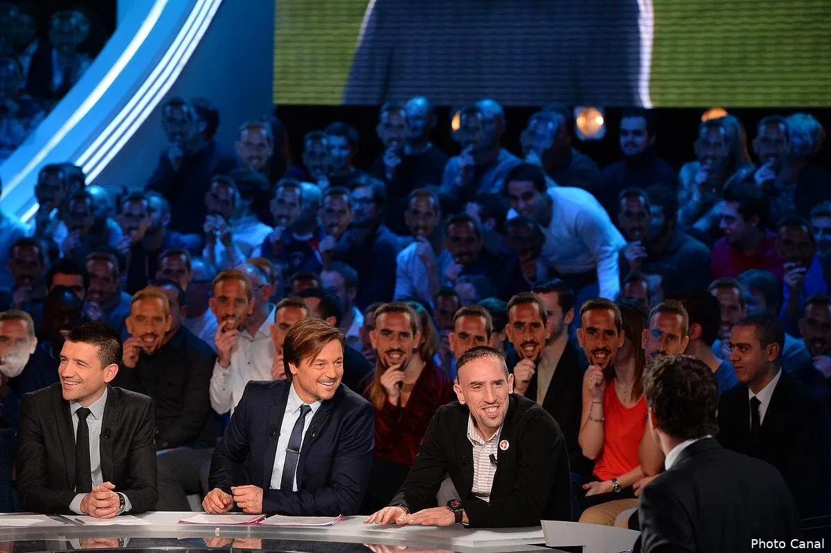 ribery fait une cristiano ronaldo sur canal ribery cfc masques71057