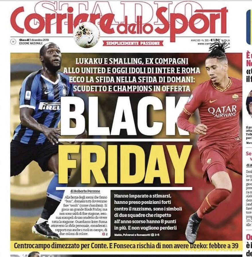 italie black friday avec lukaku et smalling c est desesperant corriere271847