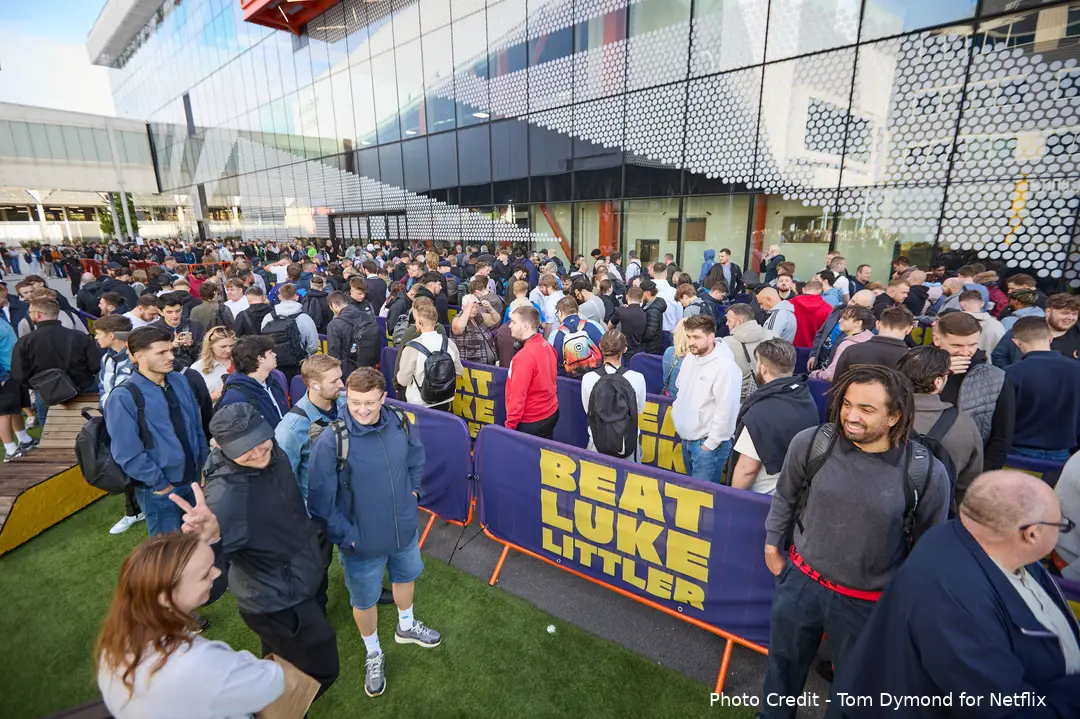 Duizenden in de rij voor de "Beat Luke Littler"-audities voor Netflix