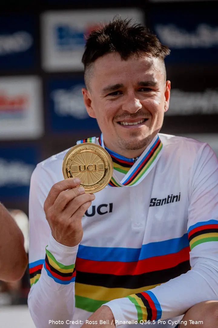 Tom Pidcock gewinnt die MTB-Weltmeisterschaften 2026.