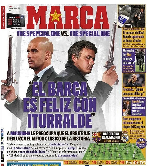 special one contre spepcial one pour la presse espagnole 63410 12446