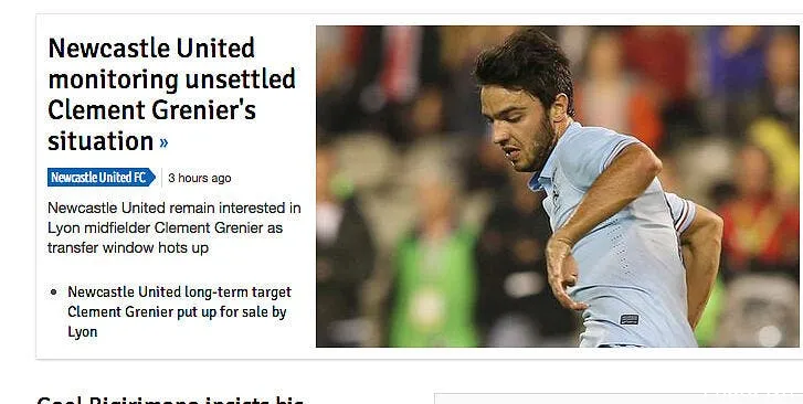 grenier dans le collimateur de newcastle au mercato grenier88481