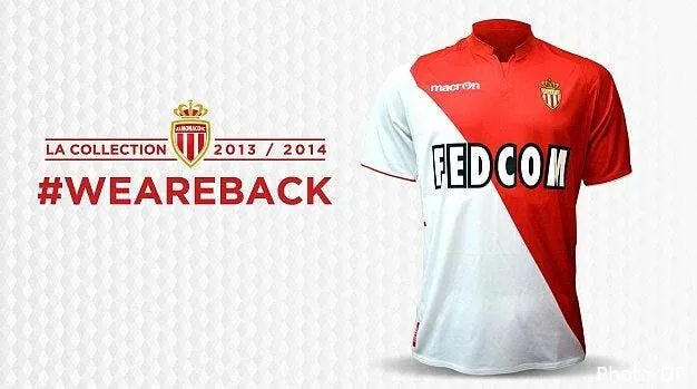 l as monaco presente son nouveau maillot resizedimage626349 newkit asm fc home white59705