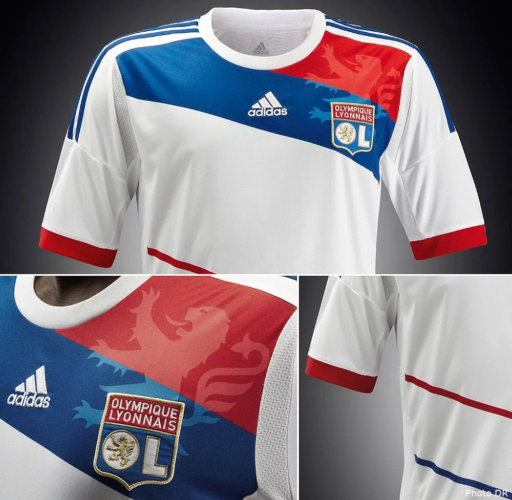 l ol devoile son nouveau maillot pour la saison 2012 2013 11 07 12 maillot ol triptyque ok37195