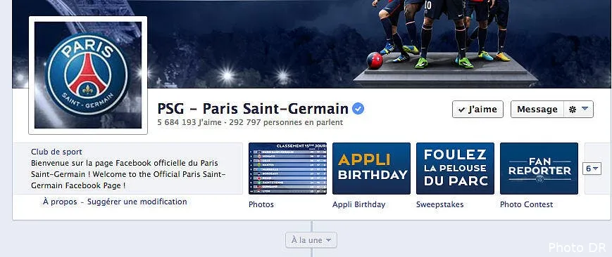 le psg ecrase tout sur facebook psg facebook71681