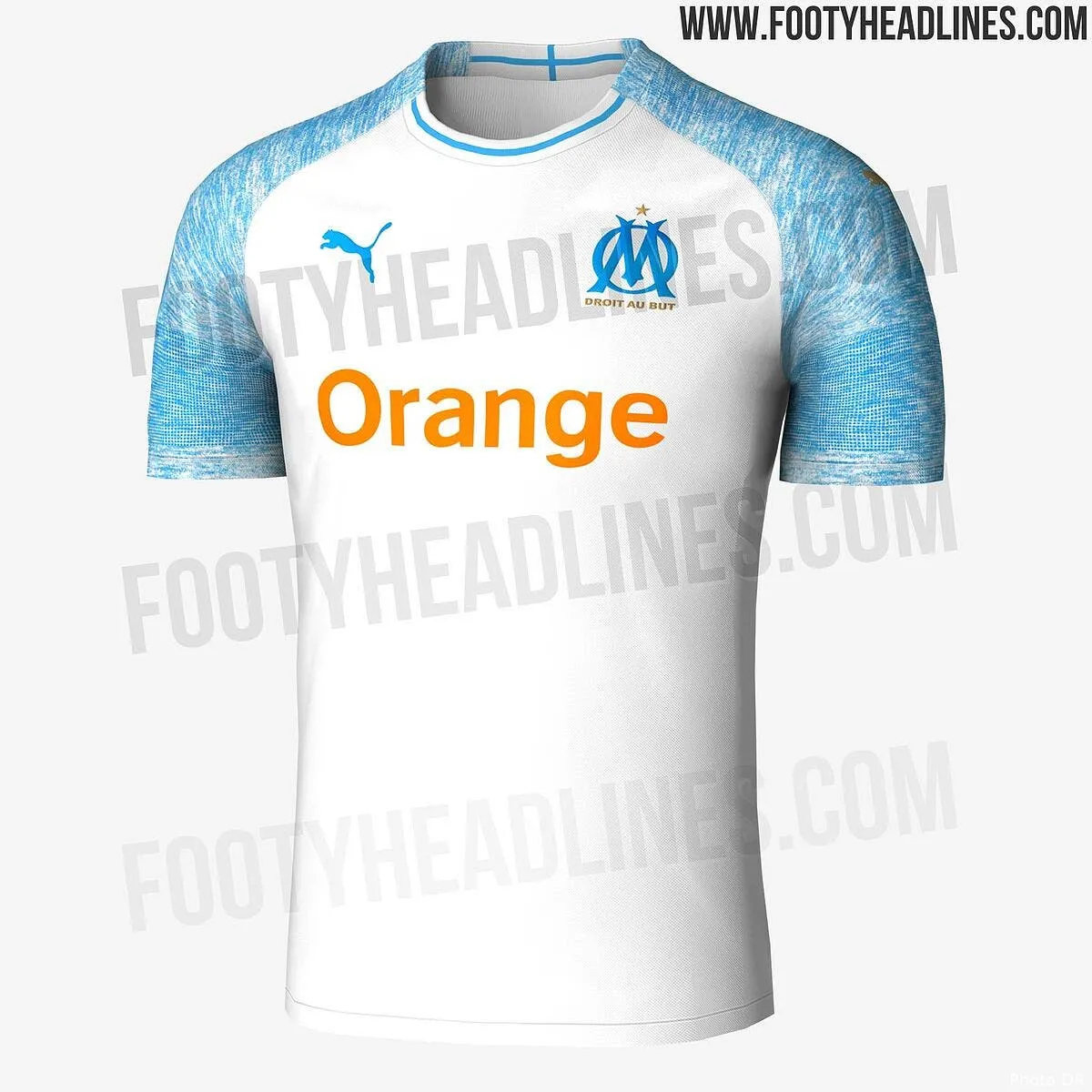 ol le maillot 208 2019 version puma devoile olympique marseille 18 19 home kit 2216693