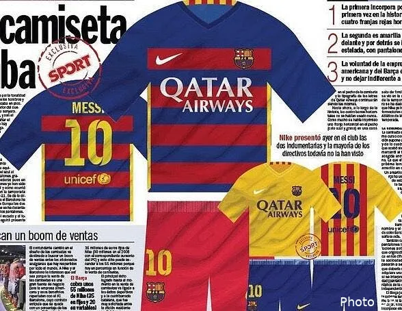 photo le futur maillot du barca va faire parler barc a98281