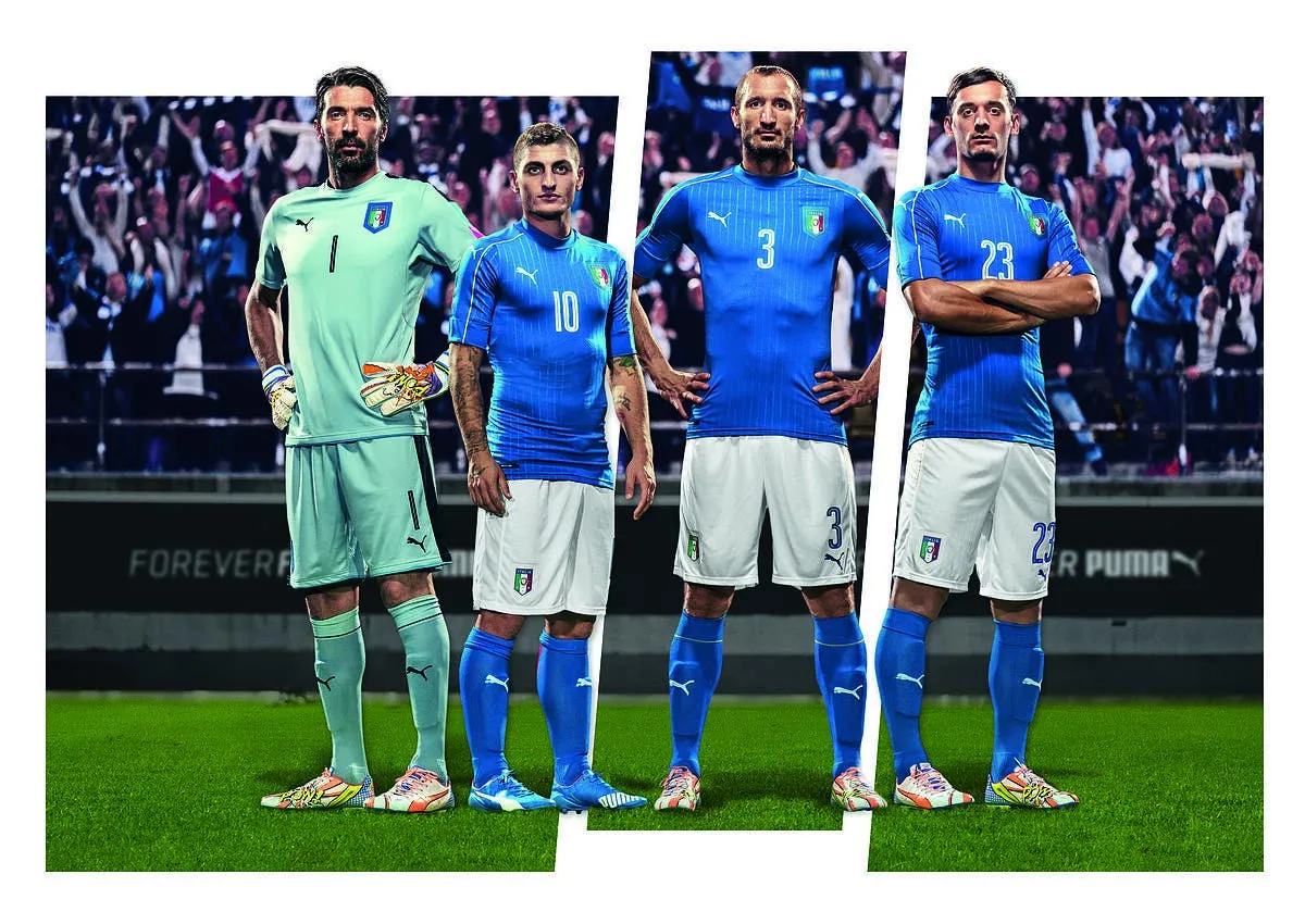 photo puma devoile le maillot de l italie pour l euro 2016 italy home creative pr 2125203