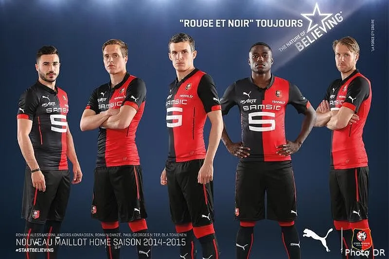 photo rennes sort son maillot 2014 15 pour la finale rennesmaillot81605