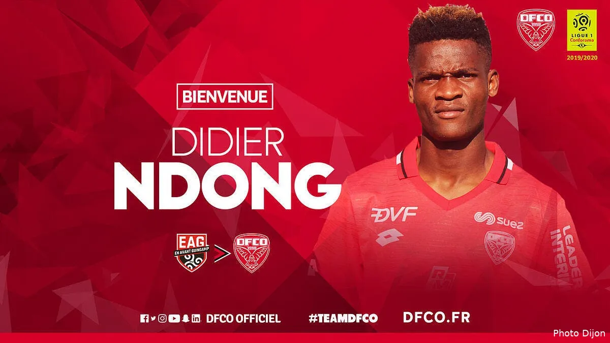 officiel didier ndong quitte guingamp et signe a dijon ndong260005