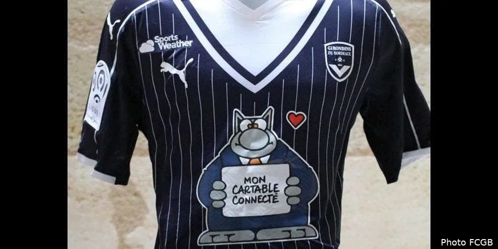 bordeaux la belle operation sur le maillot des girondins maillot bordeaux 2155166