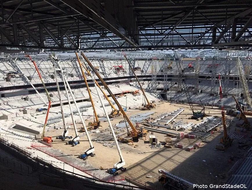 photo le grand stade de l ol prend forme ol118827