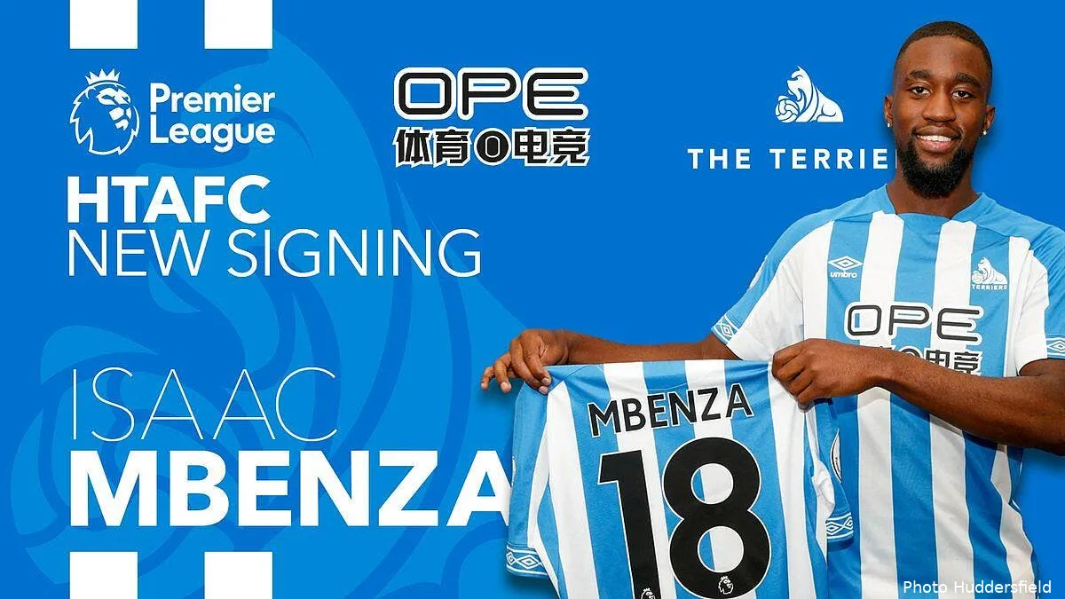 officiel montpellier prete mbenza a huddersfield mbenza 1227147