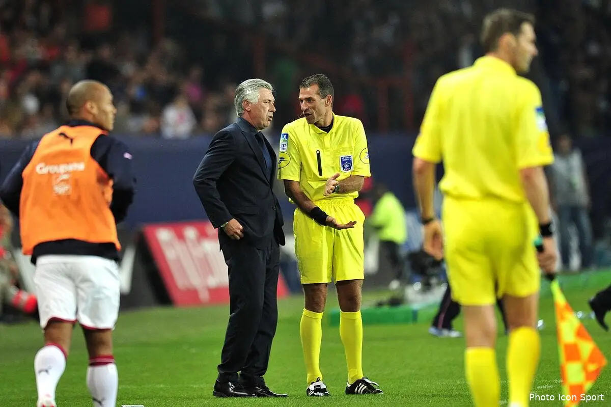 Ancelotti aime bien les arbitres en général