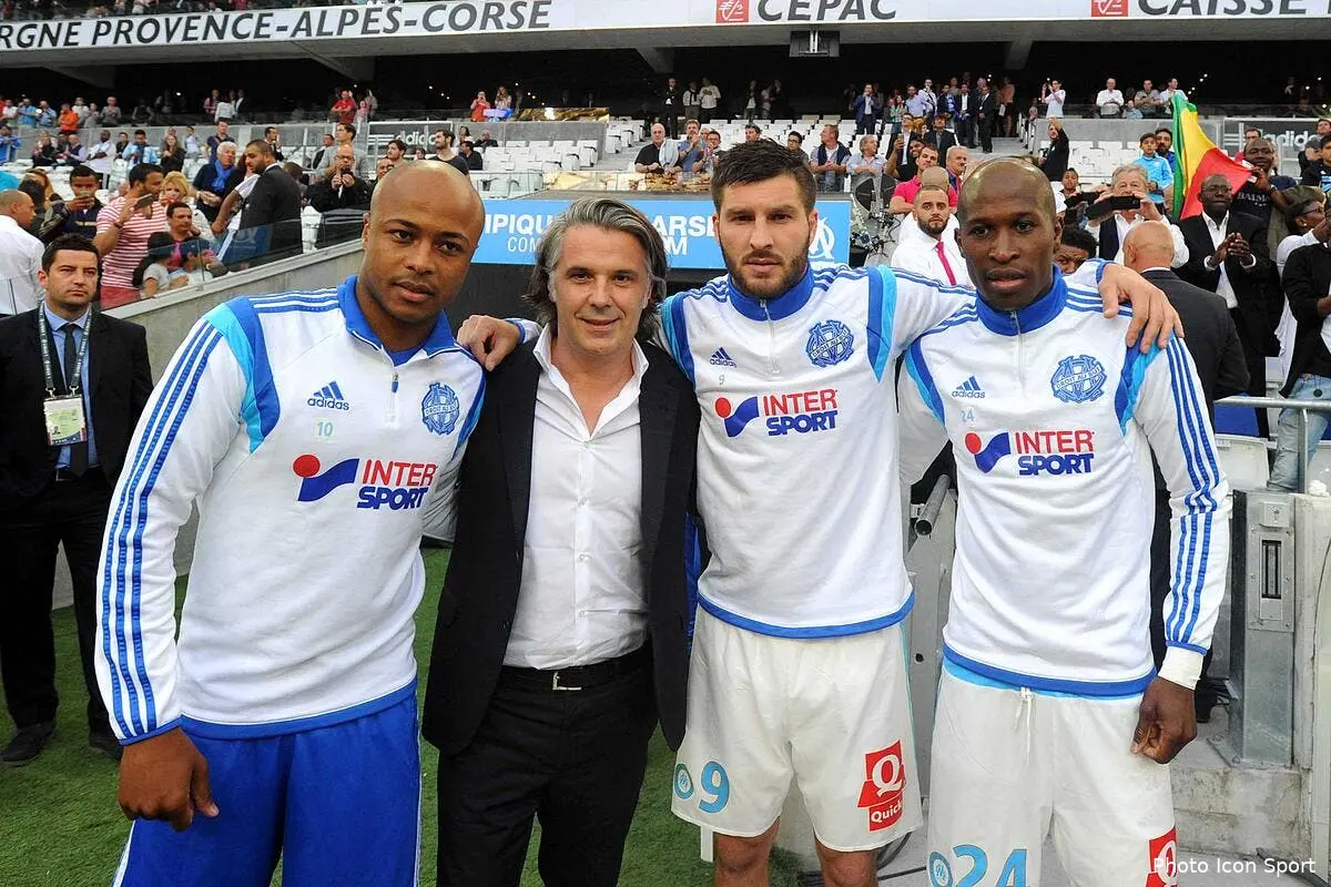 Ayew, Gignac et Fanni posent avant de quitter l’OM