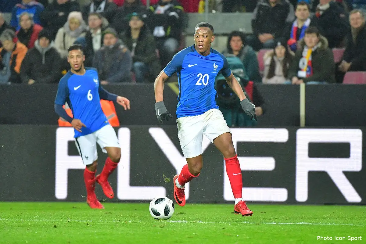 EdF : Deschamps rappelle Anthony Martial en Bleu