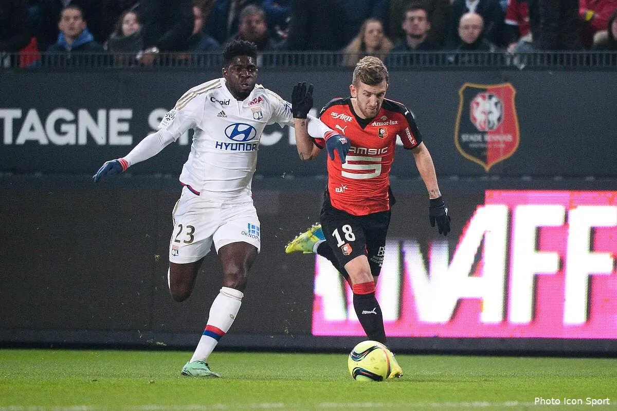 L'OL perd deux points et le podium à Rennes