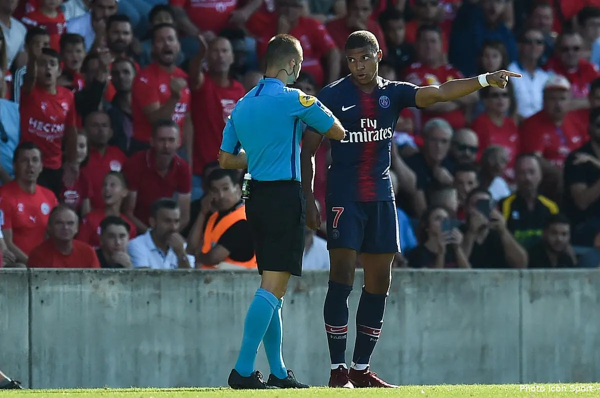 L1 : Kylian Mbappé suspendu trois matches ferme !