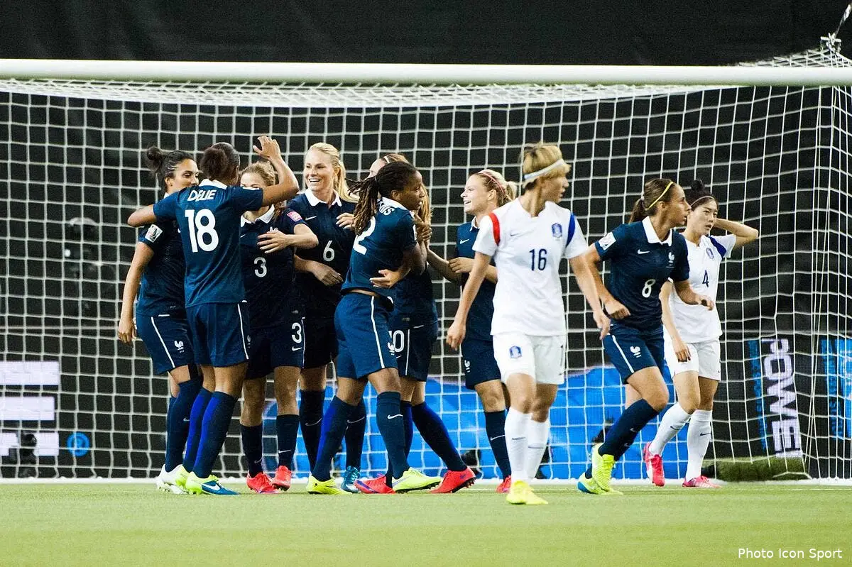 Les Bleues impériales face à la Corée du Sud