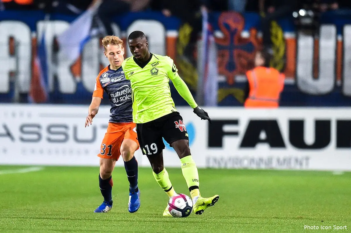 Lille réagit à Montpellier et repasse dauphin du PSG