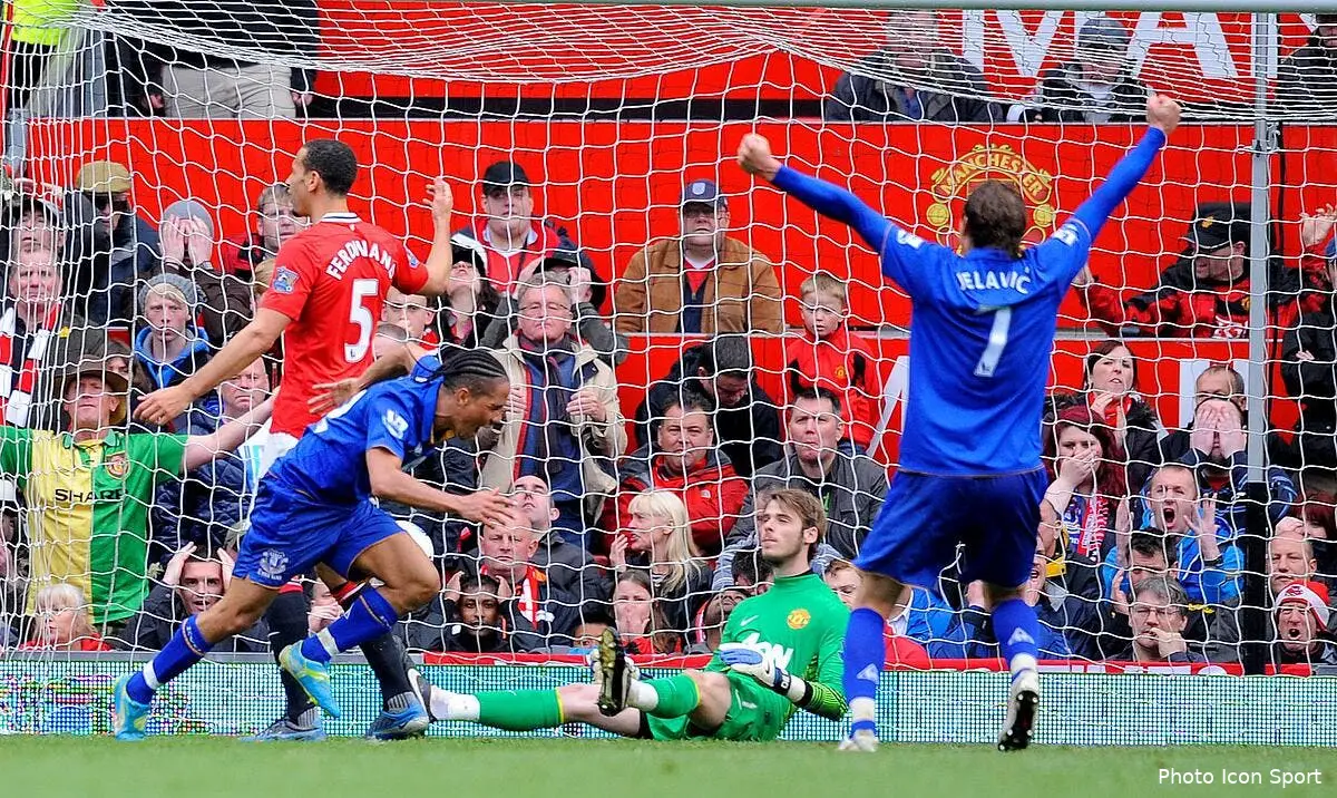Manchester United chute d’entrée à Everton