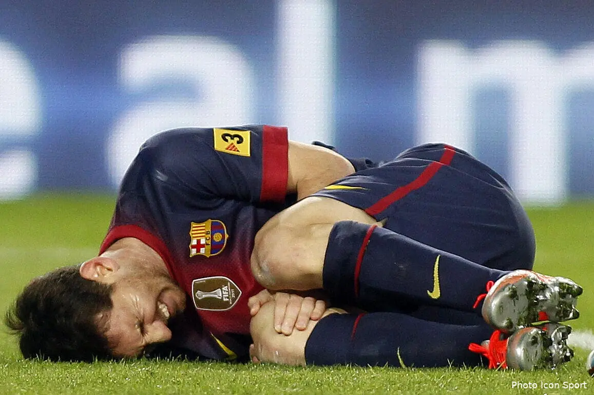 Messi blessé... pour quelques instants