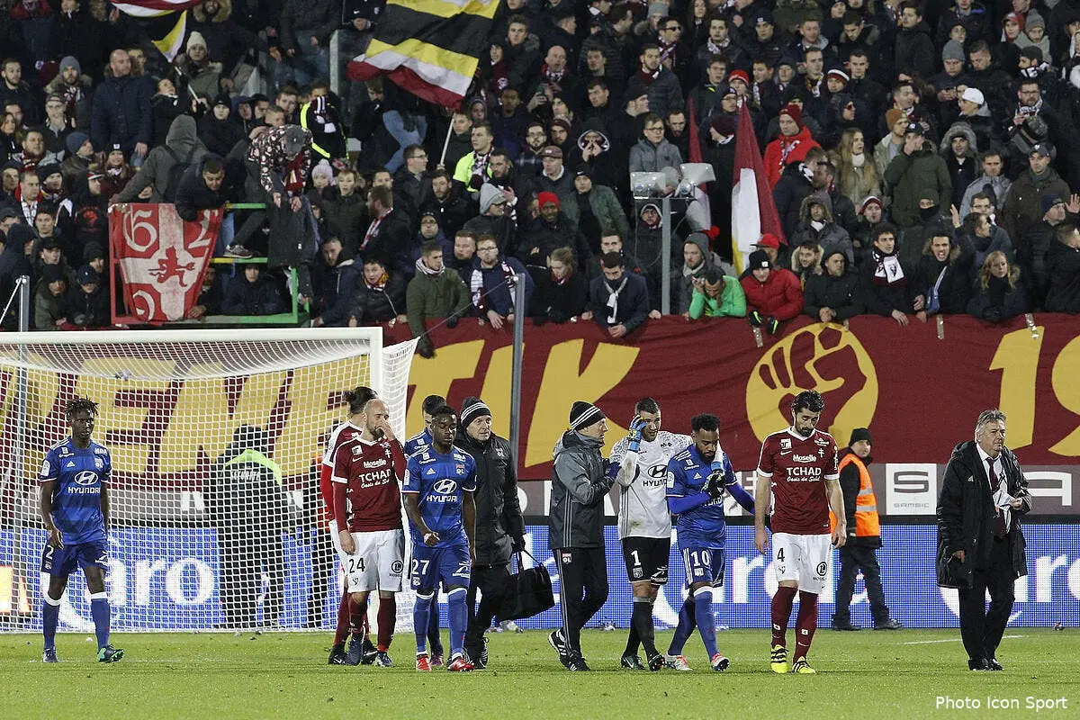 Metz-OL à rejouer à huis clos, trois points de pénalité pour Metz