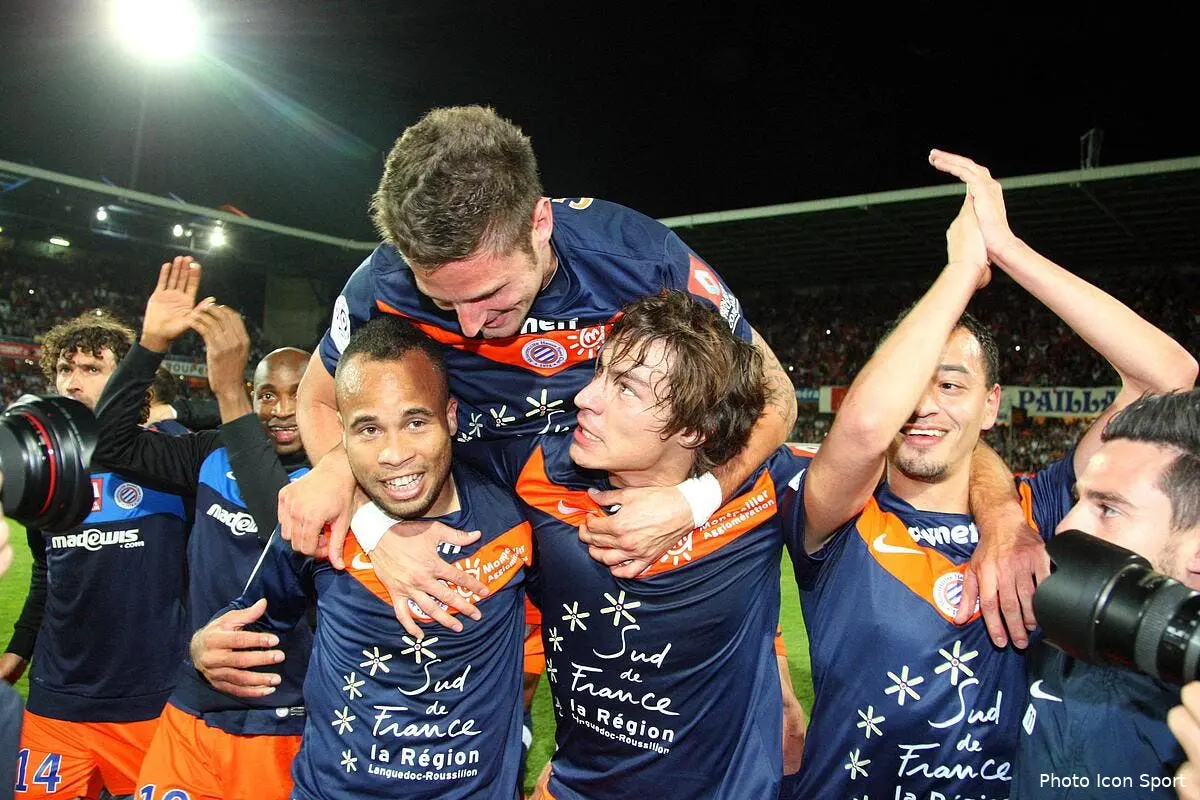 Montpellier fait un pas de géant vers le titre, l’AJA en L2