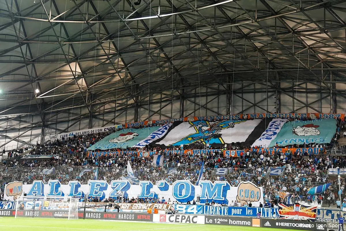 OM : Le Virage Nord du Vélodrome sera fermé jeudi en EL