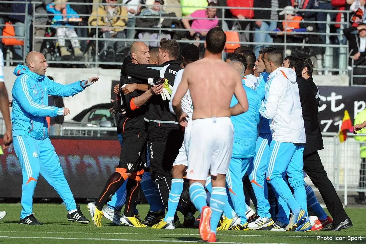 On sait pourquoi Audard a giflé Valbuena après Lorient-OM