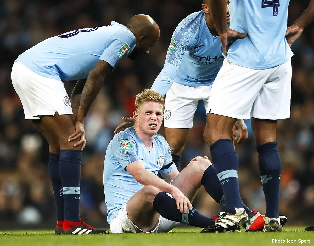PL : Six semaines d’absence pour De Bruyne, forfait contre l'OL