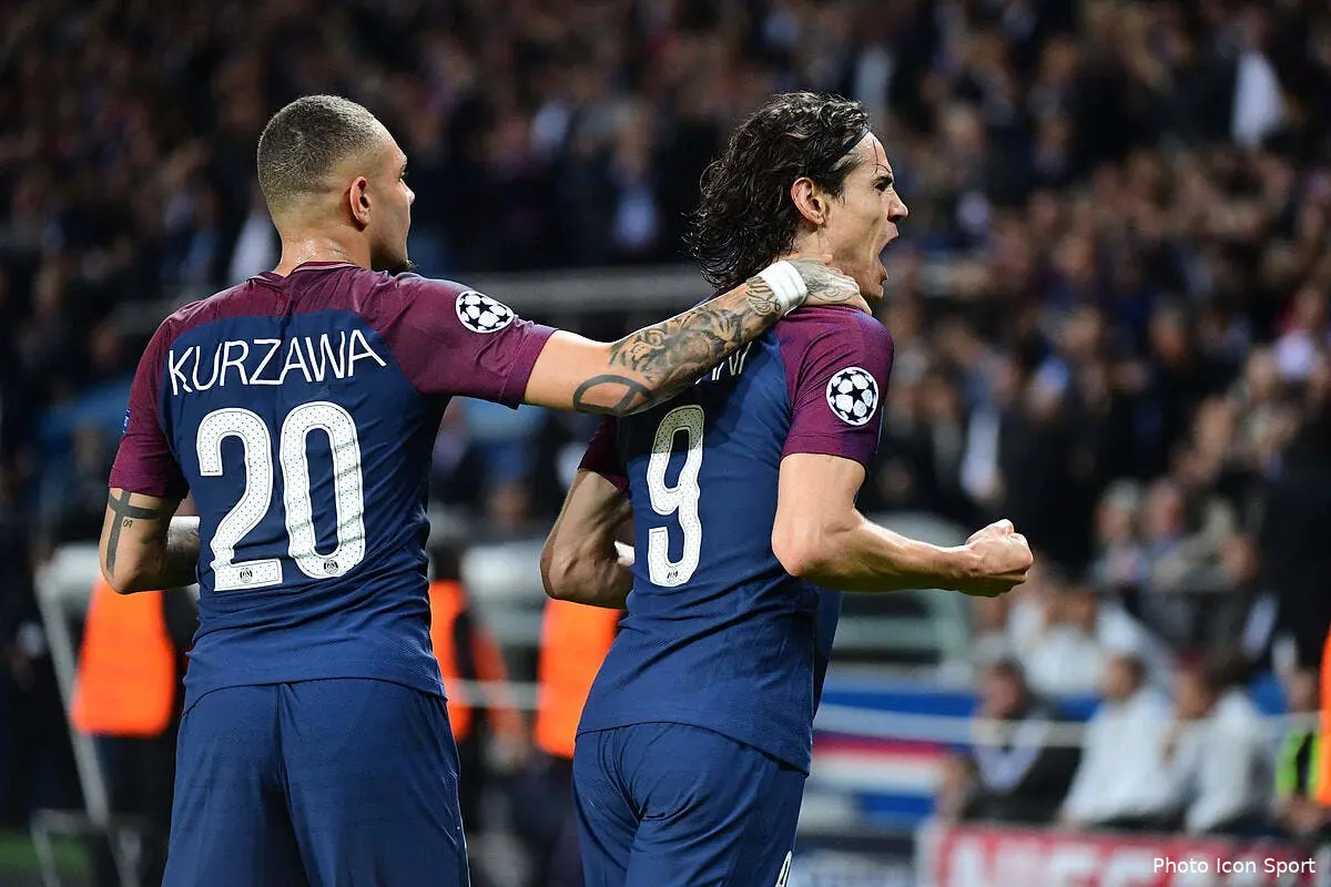 psg cavani et kurzawa tuchel n en peut plus icon win 270917 01 20800276715
