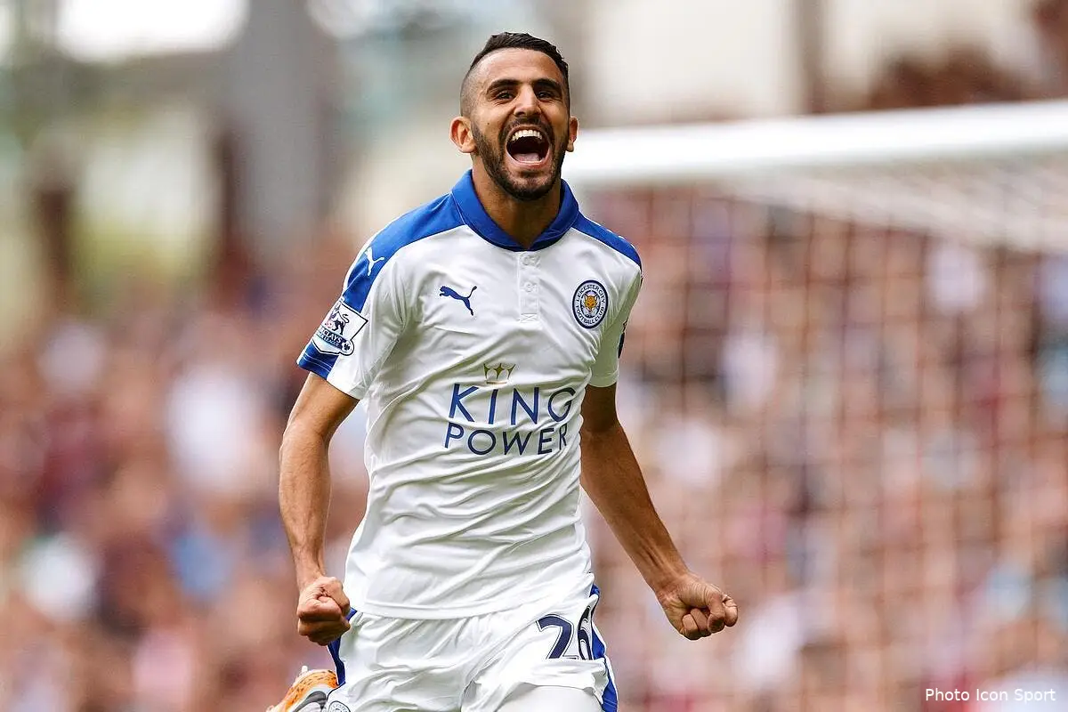 Riyad Mahrez joueur de l'année en Premier League