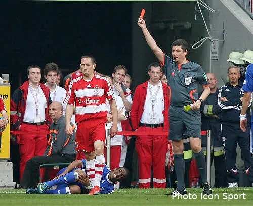 l image du jour le rouge de ribery 25660