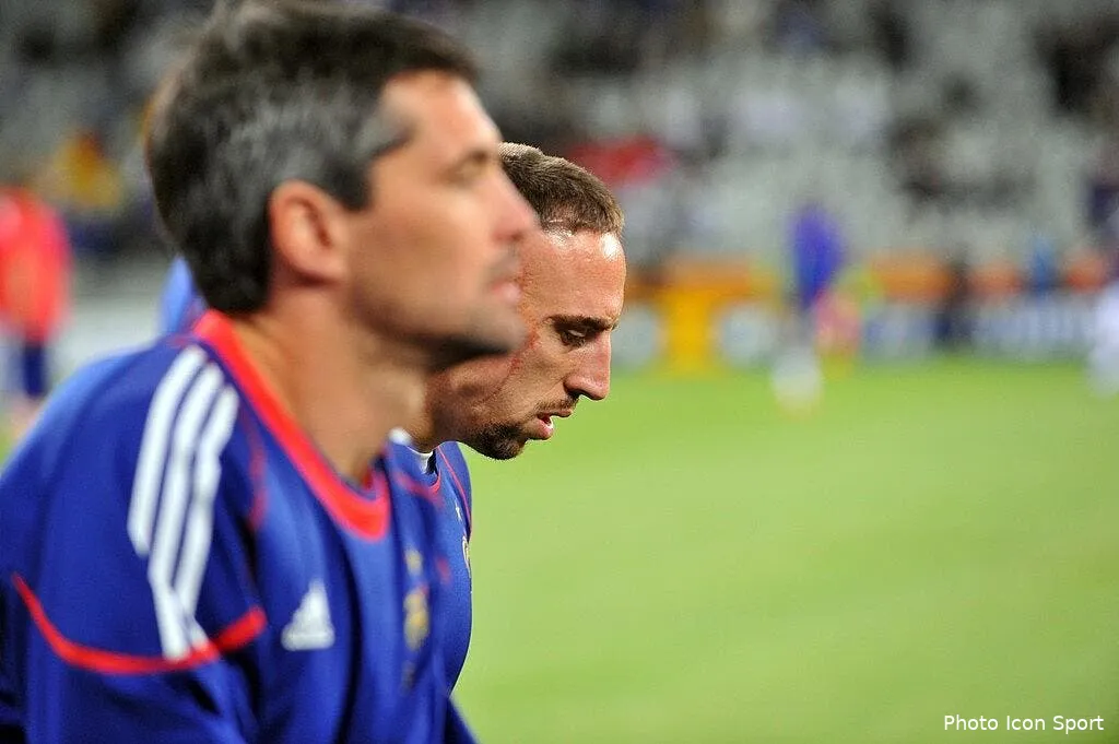 ribery evra toulalan et abidal ont manque le train bleu 61226 11040