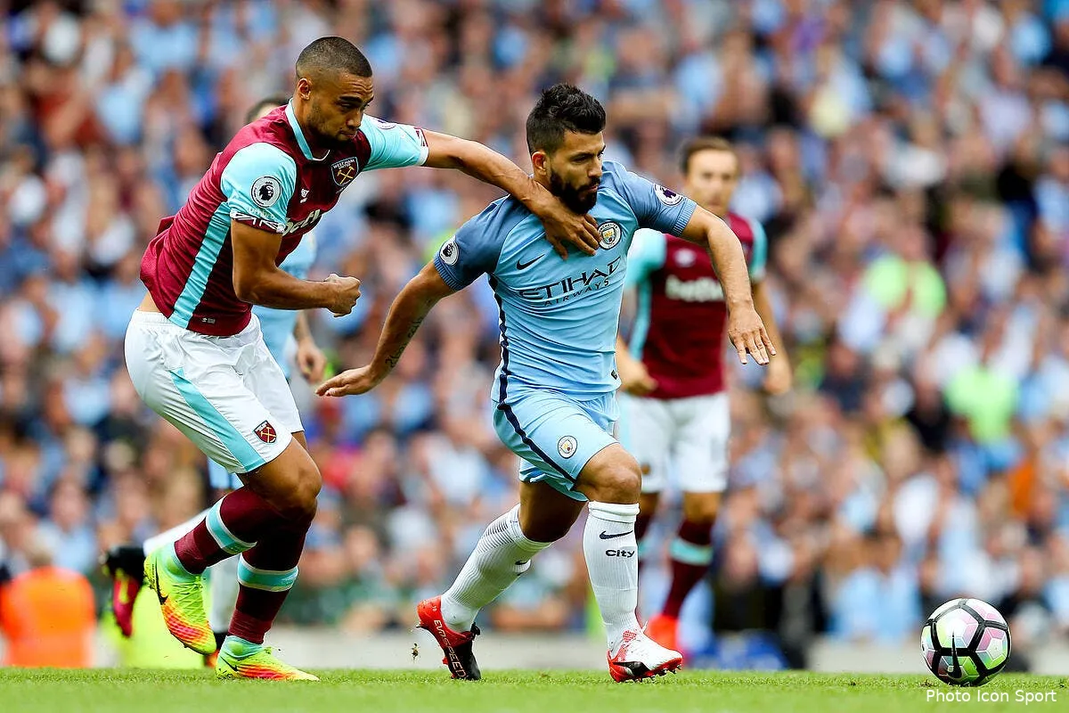 aguero suspendu trois matches dont le derby pour un coup de coude iconsport 28487124153888