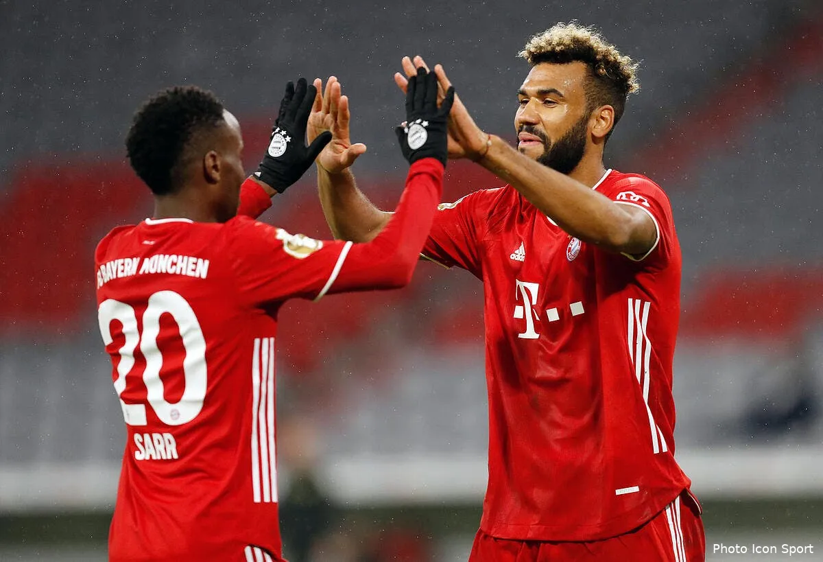 all choupo moting et sarr regalent deja avec le bayern munich icon firo151020bayern53296851