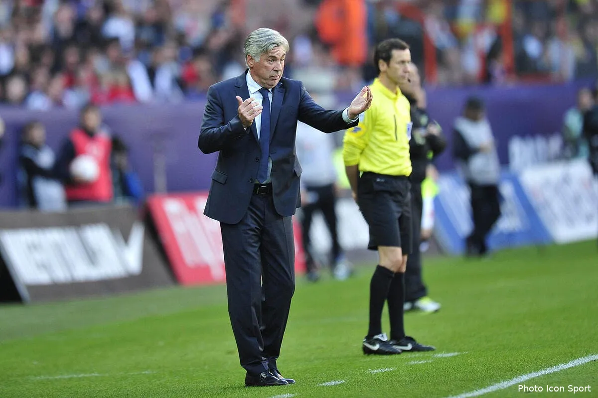 ancelotti n a pas apprecie le psg pendant 45 minutes iconsport noe 290912 06 2040413
