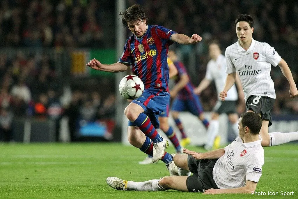 arsenal ne se prend pas la tete avec messi 67227 15544