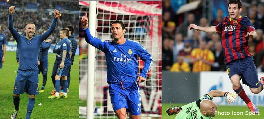 ballon d or ribery cristiano ronaldo et messi en finale ballon d or71665